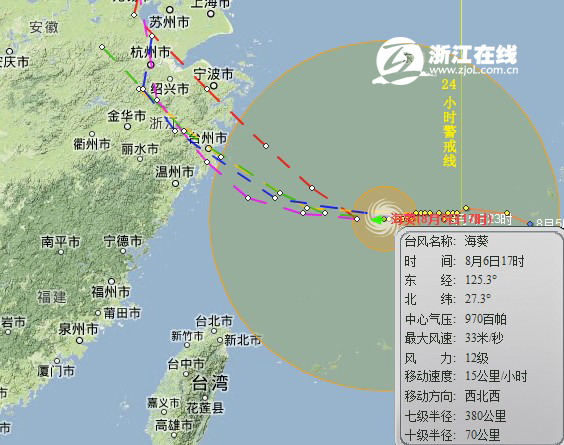 台风最新浙江动态报告