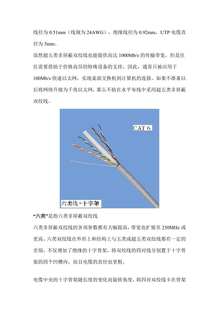 最新几类网线及其应用概述