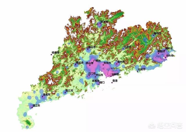 广东省的地形地貌特征